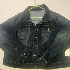 NWT Faded Glory Classic Denim Jean Jacket
